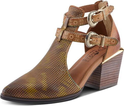 Spring Step L'Artiste Daretobe Women's Shootie - Contemporary Style, Vintage Accents, Comfortable Wooden Heel in Saudi Arabia