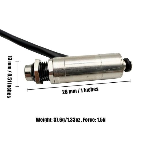 2 قطعة تيار مستمر 24 فولت 3.4 مللي متر السكتة الدماغية 1.5N نوع سحب مغناطيس كهربائي لولبي أنبوبي ، مغناطيس كهربائي صغير للقفز تيار مستمر ، لآلة التطريز المحوسبة DS-T1326-02 in Kuwait