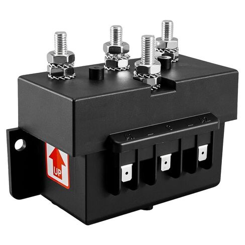 Anchor Windlass Reverse Solenoid 12V 24V 1500W Quadrupole 3-Wire 6000W Max, Heavy Duty Dual Direction Control Box for Electric Winch Forklift Control System in Saudi Arabia