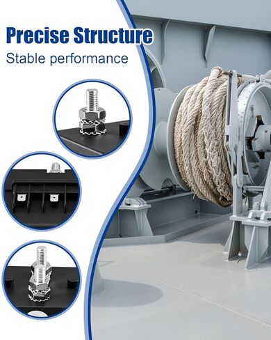 Anchor Windlass Reverse Solenoid 12V 24V 1500W Quadrupole 3-Wire 6000W Max, Heavy Duty Dual Direction Control Box for Electric Winch Forklift Control System in Saudi Arabia