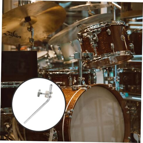 Cowbell Stand Mount Clamp Drum Set Accessory Metal Holder for Small Cowbell in Saudi Arabia