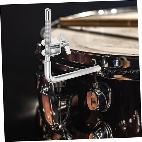 SHOWERORO Drum Cymbals Cowbell Mount Bracket Clip Holder with l Shape Bracket for Drum Set in Saudi Arabia
