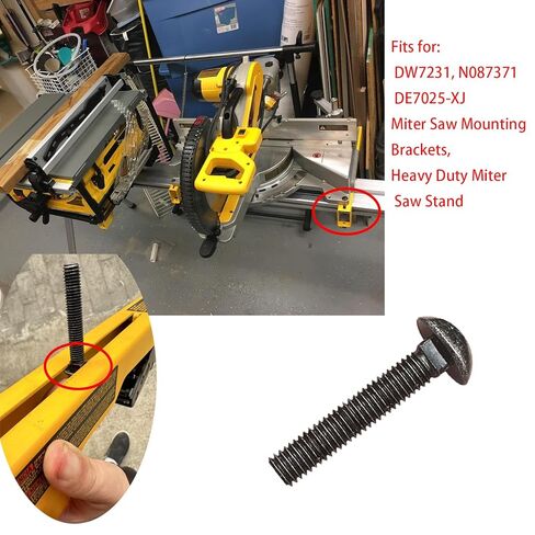 Replacement Parts,M8 x 1.25 Square Neck Bolt/Carriage Bolt kit fits for DW7231, N087371, DE7025-XJ Miter Saw Mounting Brackets,Heavy Duty Miter Saw Stand (Hexagonal Groove Inside) in Saudi Arabia