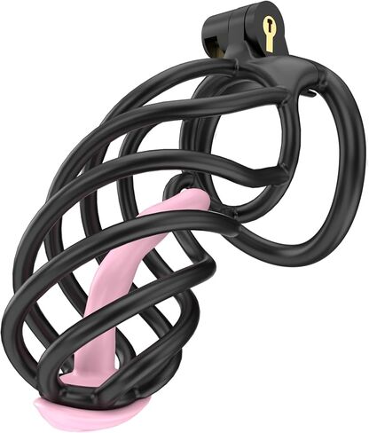 Men's Resin Breathable cage with Five Fixed arc Rings (43mm/46mm/49mm/51mm/55mm) (Black, D6) in Saudi Arabia