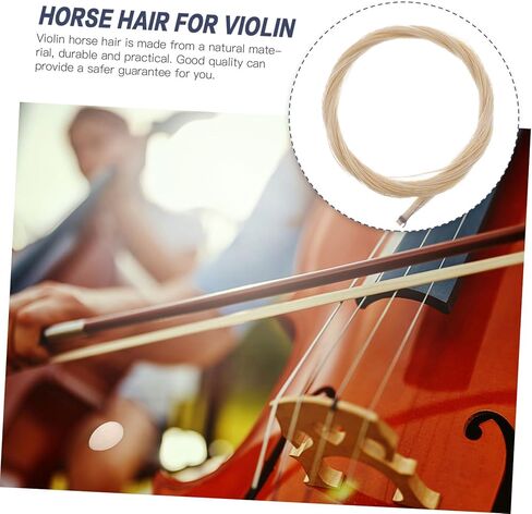 ibasenice 2pcs Natural Erhu Horse Hair for String Instruments Mongolian Bow Hair Unbleached for Violin for Replacement and Repairs in Saudi Arabia