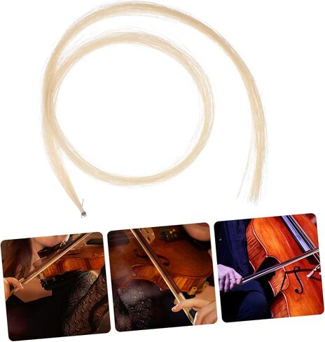 ibasenice 2pcs Natural Erhu Horse Hair for String Instruments Mongolian Bow Hair Unbleached for Violin for Replacement and Repairs in Saudi Arabia