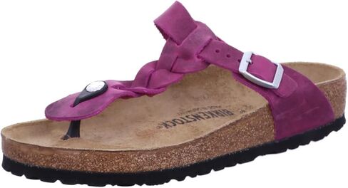 Birkenstock Women's Gizeh Braid Habana Oiled Leather 37 R in Kuwait