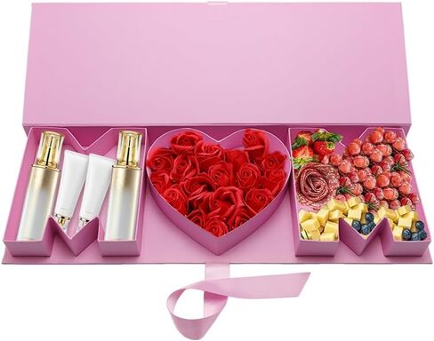DAD Letter Shaped Gift Box, Decorative Storage Container for Father's Day (White DAD) in Saudi Arabia