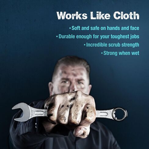 Sellars 55207 Toolbox Shop Towels Dispenser Refill, 12" Length x 10" Width, Blue (6 Rolls of 200 Sheets) in Kuwait