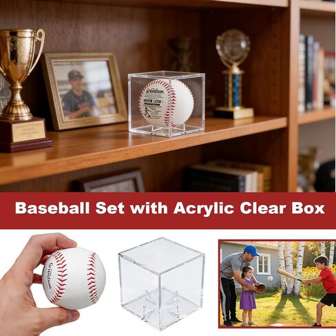 Baseball Gifts for Grandson Baseball Confirmation Gifts for Teenage Boys Religious Baptism Gifts Handcrafted with Acrylic Clear Box for First Communion Easter Basket Stuffers End of Season in Saudi Arabia