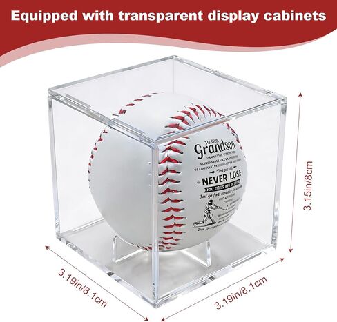 Baseball Gifts for Grandson Baseball Confirmation Gifts for Teenage Boys Religious Baptism Gifts Handcrafted with Acrylic Clear Box for First Communion Easter Basket Stuffers End of Season in Saudi Arabia