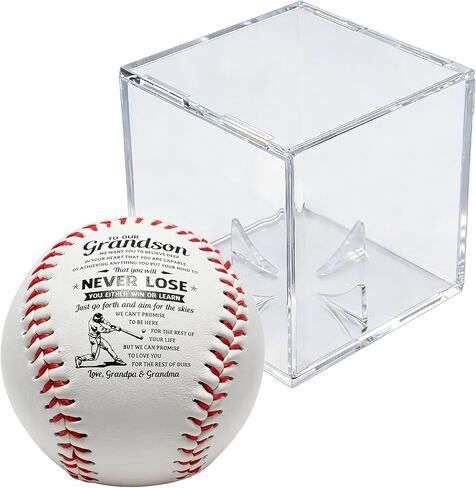 Baseball Gifts for Grandson Baseball Confirmation Gifts for Teenage Boys Religious Baptism Gifts Handcrafted with Acrylic Clear Box for First Communion Easter Basket Stuffers End of Season in Saudi Arabia