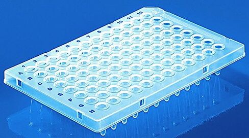 BRANDTECH SCIENTIFIC 781376 96-Well PCR Plate, Semi-Skirted, Standard Profile, White (Pack of 50) in Saudi Arabia