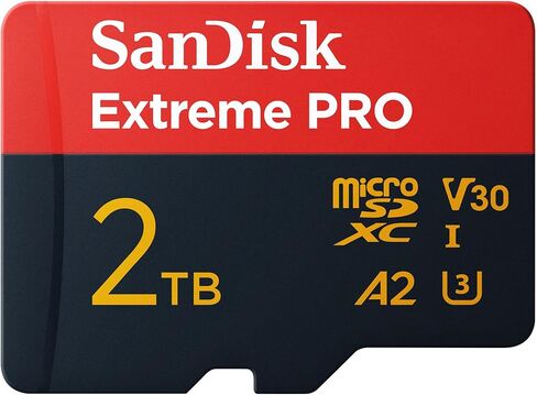 Sandisk 2TB Streimity Pro MicroSDXC ™ UHS-I بطاقة ، تصل إلى 250 ميجابايت/ثانية سرعة قراءة ؛ ما يصل إلى 150 ميجابايت/ثانية سرعة الكتابة ، SDSQXCD-2T00-GN6MA in Kuwait