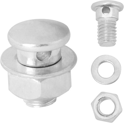 20PCS Silver Metal Cable Regulator 1.3x0.9x0.9cm Mountain Bike Accessories Lock Screw Bolt Suitable for Bicycle and Motorcycle Brake Line in Saudi Arabia