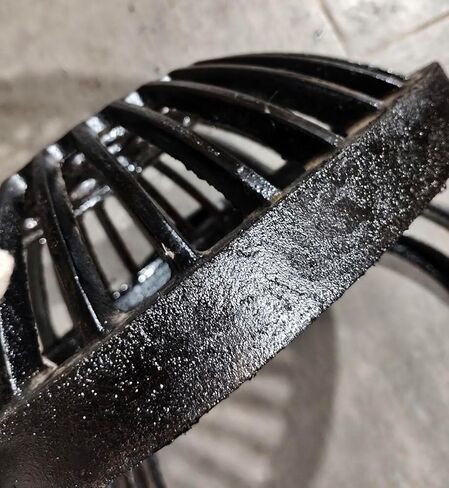 18in Ductile Iron Atrium Drain Grate, Dome Overflow Relief Gully Grate with Bolted Base, Cast Iron Round Drain Cover for Garden Yard Lawn, Anti-Clog Anti-Theft Heavy Duty Outdoor Drainage in Saudi Arabia