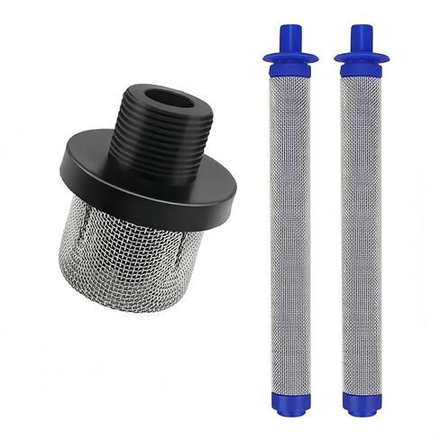 288716 & 288749 مجموعة فلتر ومصفاة بدون هواء - بديل لسلسلة Graco SG/SG Pro/X5/X7/ProX - مصفاة مدخل 3/4 بوصة وفلتر بندقية in Kuwait