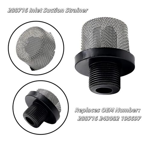 288716 & 288749 مجموعة فلتر ومصفاة بدون هواء - بديل لسلسلة Graco SG/SG Pro/X5/X7/ProX - مصفاة مدخل 3/4 بوصة وفلتر بندقية in Kuwait