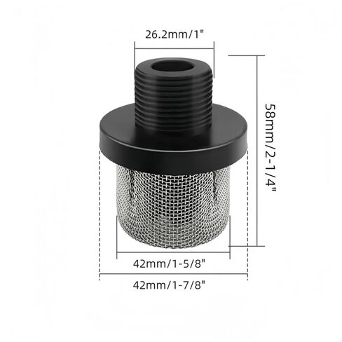 288716 & 288749 مجموعة فلتر ومصفاة بدون هواء - بديل لسلسلة Graco SG/SG Pro/X5/X7/ProX - مصفاة مدخل 3/4 بوصة وفلتر بندقية in Kuwait