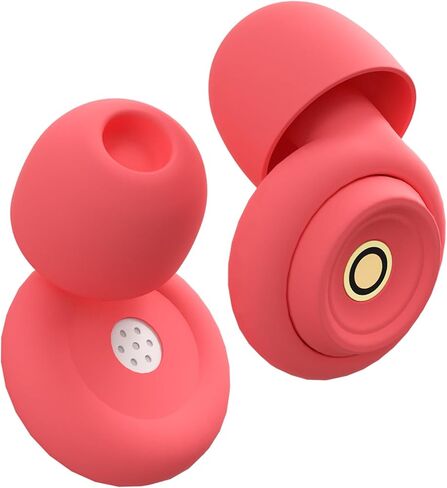 Ear Plugs for Sleeping Earplugs for Concerts Noise Cancelling Reusable Soft Silicone Noise Reduction Earbuds for Travel Focus Work 33-45dB Hearing Protection with 9 Ear Tips & Case (Off-White) in Kuwait