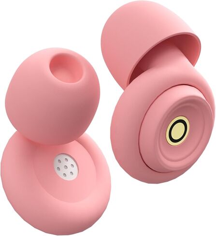 Ear Plugs for Sleeping Earplugs for Concerts Noise Cancelling Reusable Soft Silicone Noise Reduction Earbuds for Travel Focus Work 33-45dB Hearing Protection with 9 Ear Tips & Case (Off-White) in Kuwait