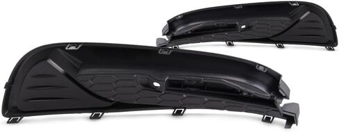 For Honda Civic 2013 2014 2015 Fog Light Cover Driver And Passenger Side | Pair | Front | Textured Black | Made Of PP Plastic | Replacement For HO1038113, HO1039113 | 71107TR3A61, 71106TR3A61 in Kuwait