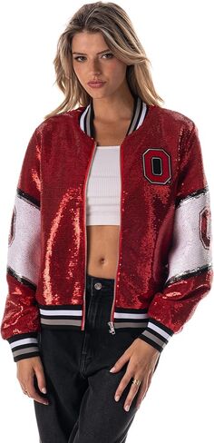 سترة نسائية من Wild Collective ذات ترتر ولاية أوهايو in Kuwait