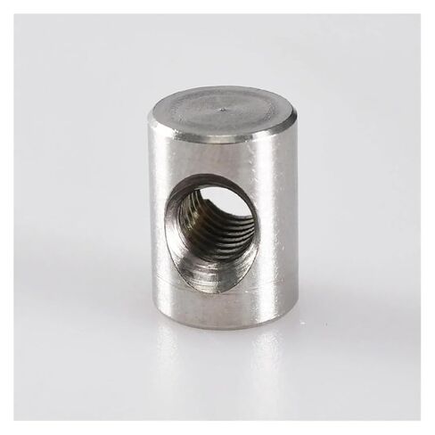 Barrel Bolts, M4/M5/M6 Stainless Steel Barrel Bolts Cylindrical Pin Dowel Cross Hole Hammer Embedded Nut(M6x30 (2Pcs)) in Saudi Arabia