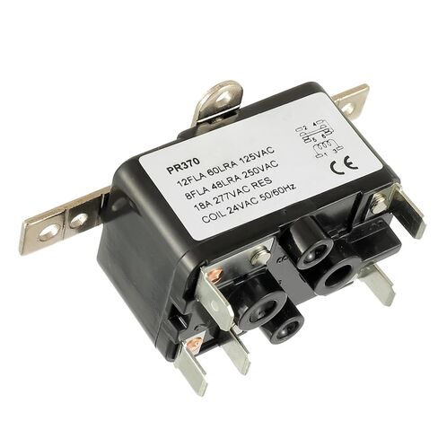 90370 Universal 24V AC Fan Relay, SPDT 24VAC 50-60Hz HVAC Refrigeration, Reliable Fan Control for Electromechanical Applications in Saudi Arabia