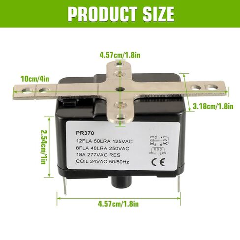 90370 Universal 24V AC Fan Relay, SPDT 24VAC 50-60Hz HVAC Refrigeration, Reliable Fan Control for Electromechanical Applications in Saudi Arabia