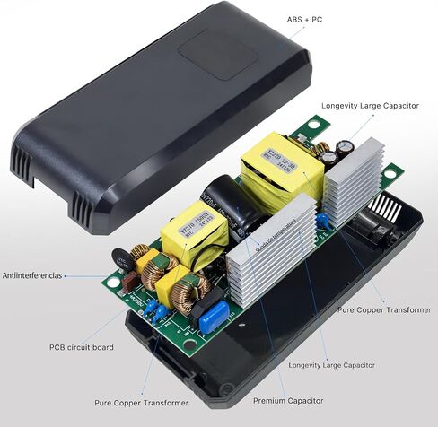 محول طاقة شاحن بطارية 54.6 فولت 4 أمبير لشاحن بطارية ليثيوم 13 ثانية 48 فولت مع موصل XLR ثلاثي الأطراف، شاشة عرض LED عالية الدقة جهد الشحن في الوقت الحقيقي، شحن ذكي على 3 مراحل in Kuwait
