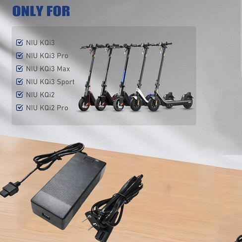 شاحن سكوتر 53.5 فولت لسكوتر كهربائي NIU-KQI23 KQi2 KQi1 Pro شاحن سكوتر لـ NIU KQi Air/Air X & KQi3/Pro/Sport/Max & KQi2 Pro & KQi1 Pro in Kuwait