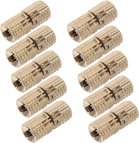 FOMIYES 10pcs 8mm Copper Hidden Hinges for Wooden Boxes Cabinet Doors Furniture Concealed Barrel Hinges with 180° Opening Angle Small Decorative Jewelry Box for DIY Craft in Saudi Arabia
