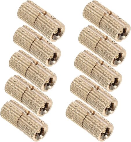 10pcs Copper Invisible Barrel Hinges 8mm for Jewelry Box Cabinet Door, Concealed Small Box Hardware Hinges with 180 Degree Opening for Craft and DIY Projects in Kuwait