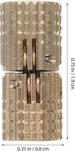 10pcs Copper Invisible Barrel Hinges 8mm for Jewelry Box Cabinet Door, Concealed Small Box Hardware Hinges with 180 Degree Opening for Craft and DIY Projects in Kuwait