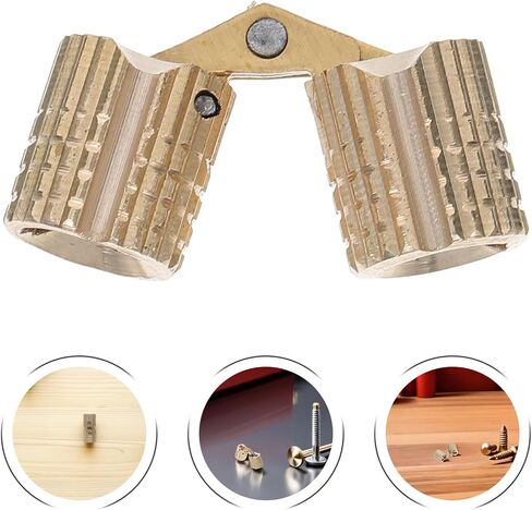 10pcs Copper Invisible Barrel Hinges 8mm for Jewelry Box Cabinet Door, Concealed Small Box Hardware Hinges with 180 Degree Opening for Craft and DIY Projects in Kuwait