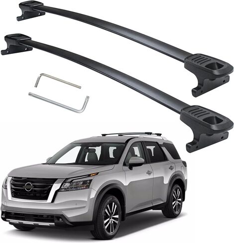 Autekcomma Heavy Duty 260lb Loading Weight Roof Rack Crossbars Compatible for Ford Expedition/Max/Lincoln Navigator 2018-2024 in Kuwait