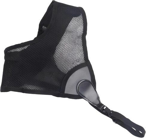 Archery Chest Guard, Adjustable Straps, Breathable Mesh Fabric, Lightweight Bow Hunting Protector, Black in Kuwait