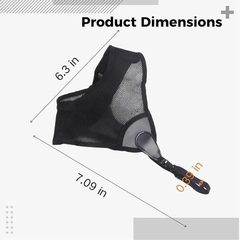 Archery Chest Guard, Adjustable Straps, Breathable Mesh Fabric, Lightweight Bow Hunting Protector, Black in Kuwait