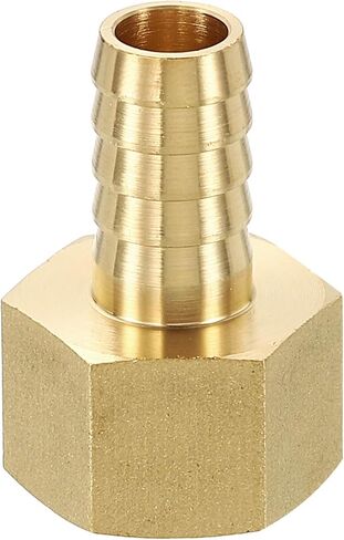 قطعة واحدة من METALLIXITY محول خرطوم نحاسي إلى NPT أنثى 1/2 بوصة Barb x 1/2 بوصة NPT أنثى للسيارات والدراجات النارية والبحرية والشاحنات وأنظمة الوقود RV in Kuwait