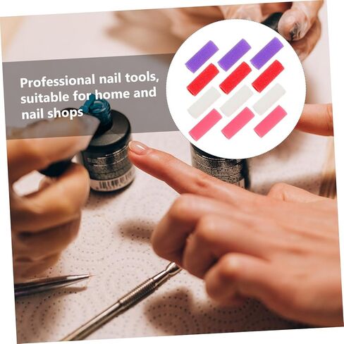 LIFKOME 32Pcs Nail Polishing Bands Sanding Rings for Nail Drill Lightweight Durable Sanding Bands for Manicure Easy Use for Gel Nail Care in Saudi Arabia