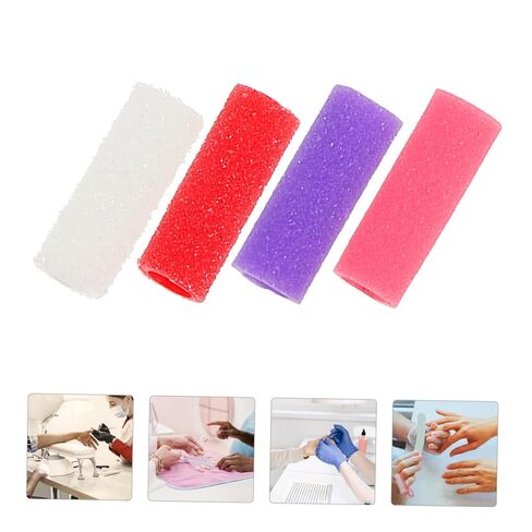 LIFKOME 32Pcs Nail Polishing Bands Sanding Rings for Nail Drill Lightweight Durable Sanding Bands for Manicure Easy Use for Gel Nail Care in Saudi Arabia