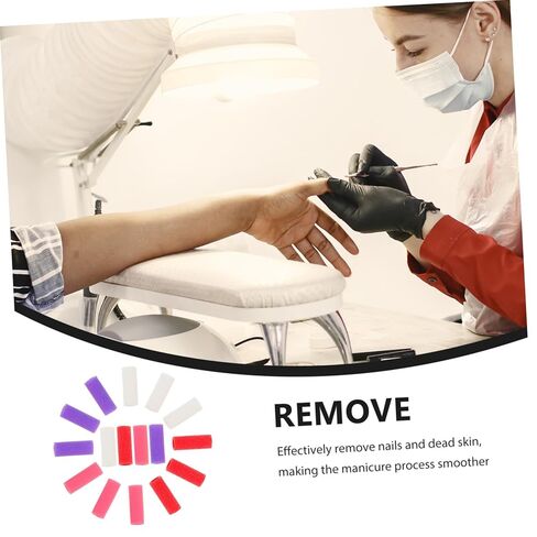 LIFKOME 32Pcs Nail Polishing Bands Sanding Rings for Nail Drill Lightweight Durable Sanding Bands for Manicure Easy Use for Gel Nail Care in Saudi Arabia