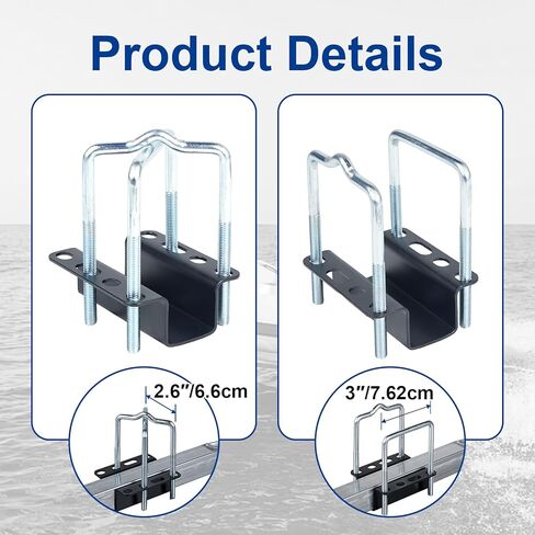 Hishine زوج واحد من دليل مقطورة القارب، دليل المقطورة من الفولاذ المجلفن للقارب، قارب الصيد، مقطورة المراكب الشراعية، فضي، على شكل L أو T in Kuwait