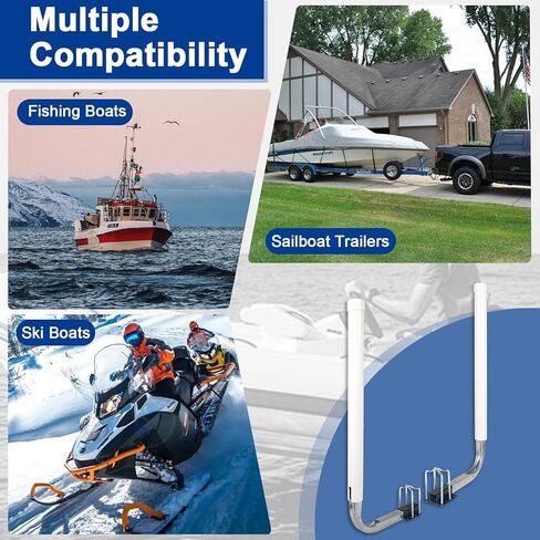 Hishine زوج واحد من دليل مقطورة القارب، دليل المقطورة من الفولاذ المجلفن للقارب، قارب الصيد، مقطورة المراكب الشراعية، فضي، على شكل L أو T in Kuwait