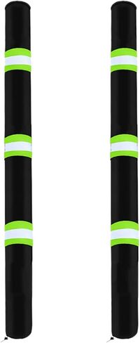 2Pcs with Reflective Stripe Boat Trailer Guide Pole Covers,for Pontoon Fishing Boat,Sailboat Trailer Waterproof Heavy Duty UV Fade Proof Canvas Protective Cover. (60’’) in Saudi Arabia
