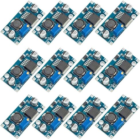 12 Pack LM2596S DC-DC Buck Converter Step Down 3A 3.2V-35V to 1.25V-35V Adjustable Voltage Regulator Power Supply Module High Efficiency Stabilizer Wide Input in Saudi Arabia