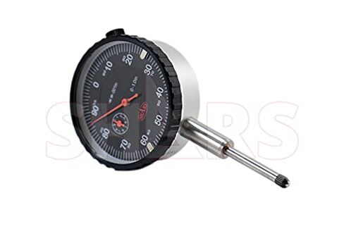 Shars Universal Magnetic Base with 1" Dial Indicator Black Face 202-6038B(202-6014+303-3111B) P] in Saudi Arabia