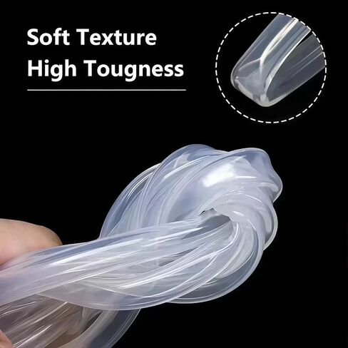 Silicone Tubing 1/2" ID（0.473") x 5/8" OD(0.63") x5 FT Food grade silicone tube clear high temperatures are used for home wine making(Multiple Sizes) Pure Silicone Hose Tube in Saudi Arabia