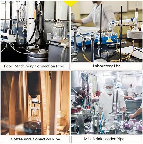 Silicone Tubing 1/2" ID（0.473") x 5/8" OD(0.63") x5 FT Food grade silicone tube clear high temperatures are used for home wine making(Multiple Sizes) Pure Silicone Hose Tube in Saudi Arabia